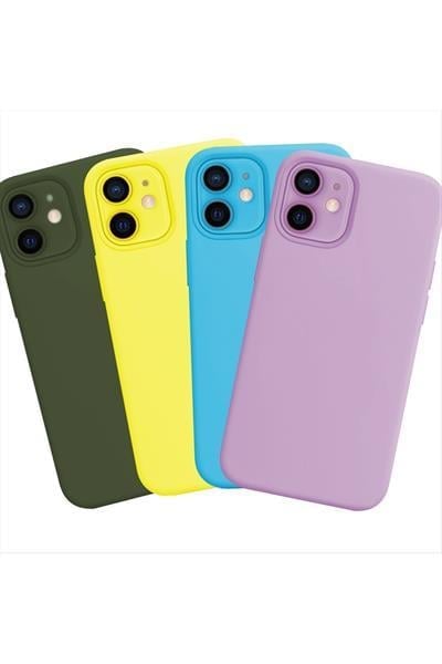iPhone 12 mini Kadife Kaplı Lüx Lansman Silikon Kılıf