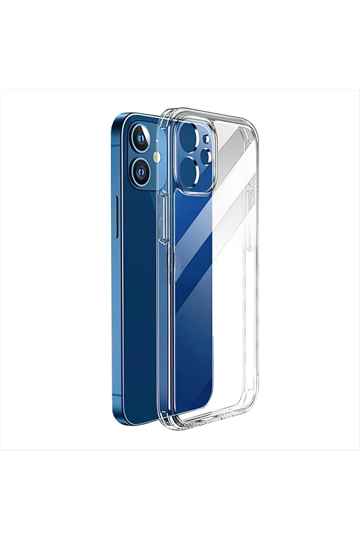 iPhone 12 Şeffaf Silikon Kılıf