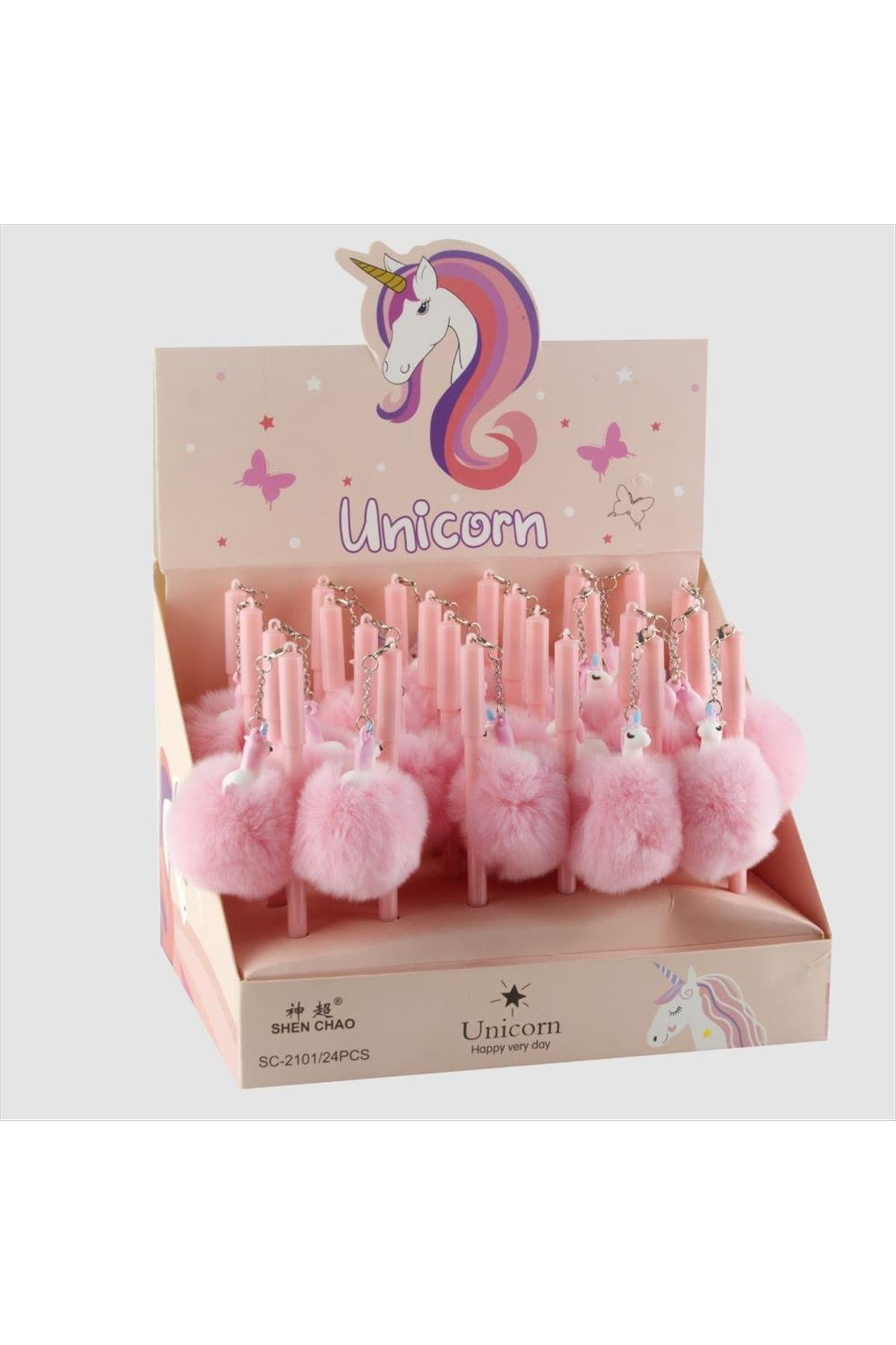 Ponponlu Unicorn Dolma Kalem 0,5 mm