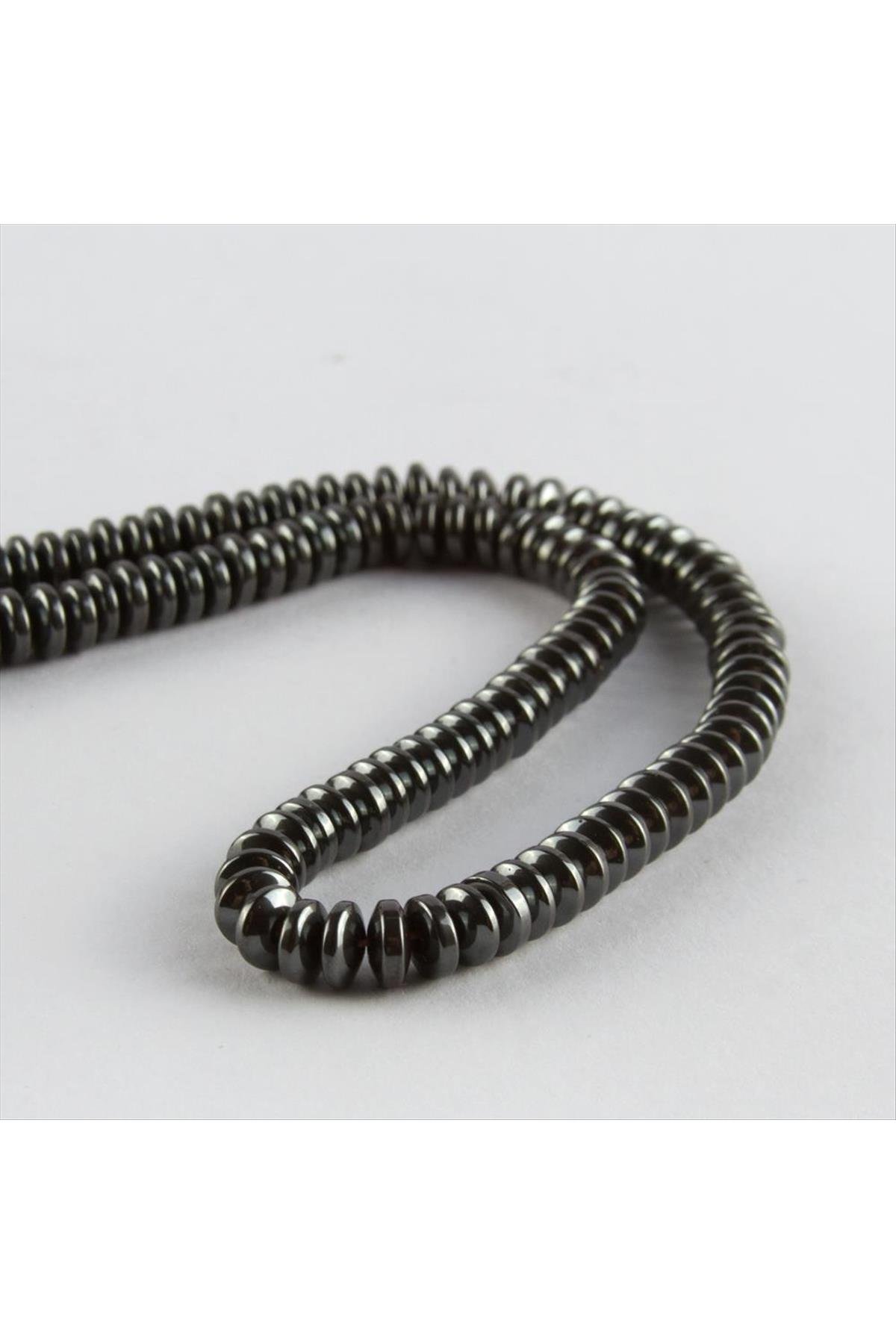 Rondela Hematit Taşı Küçük 6 mm