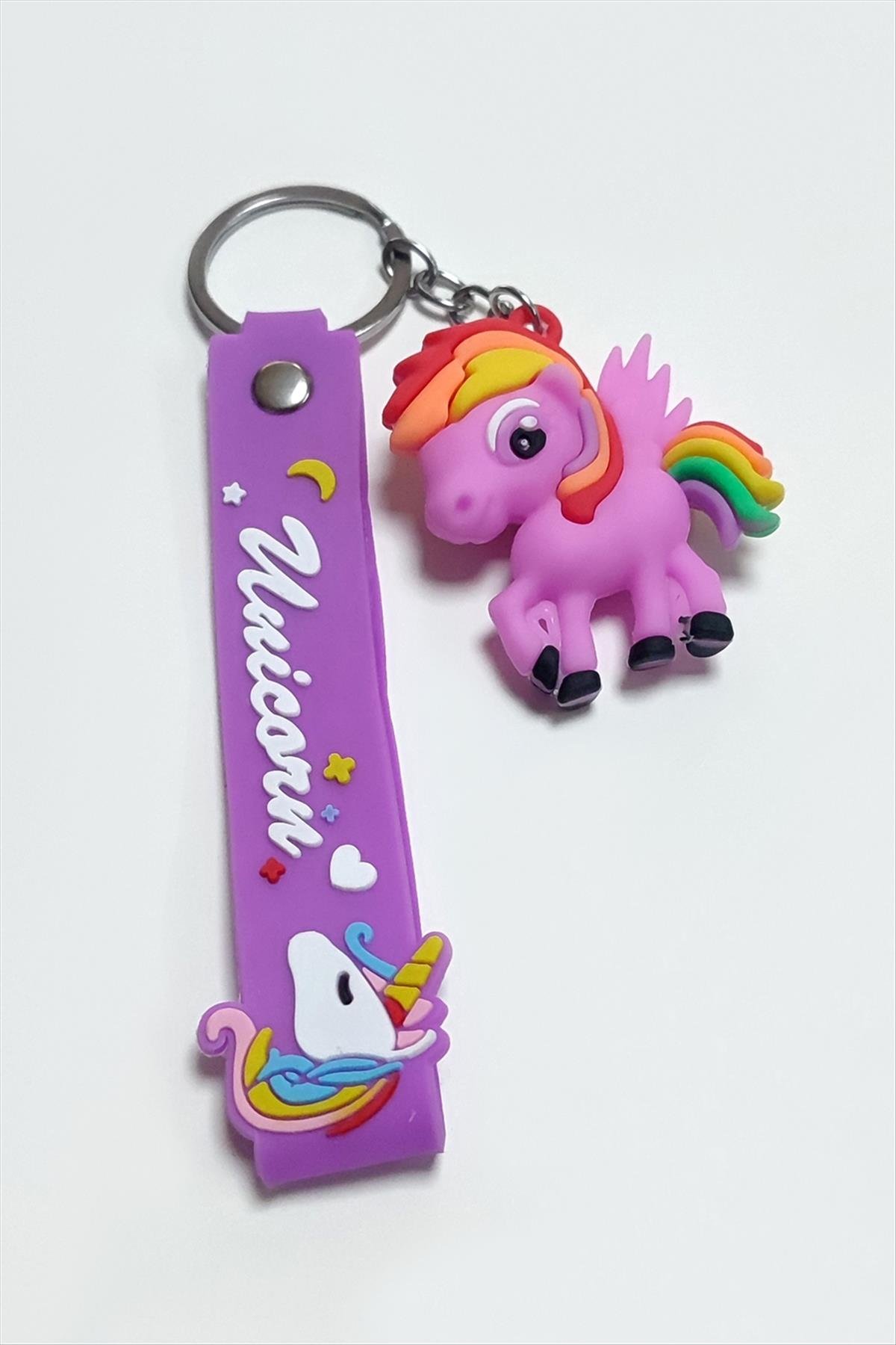 Unicorn Silikon Anahtarlık