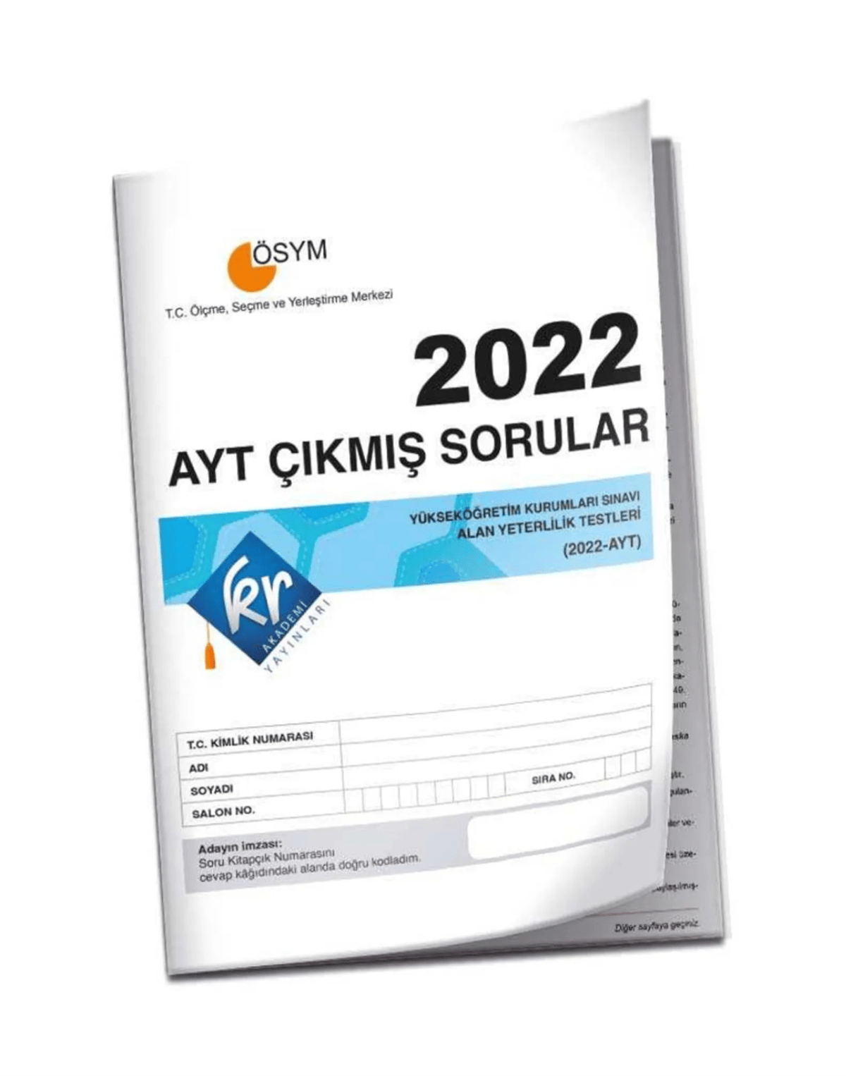 2022 AYT Çıkmış Sorular Tıpkı Basım Kitapçığı