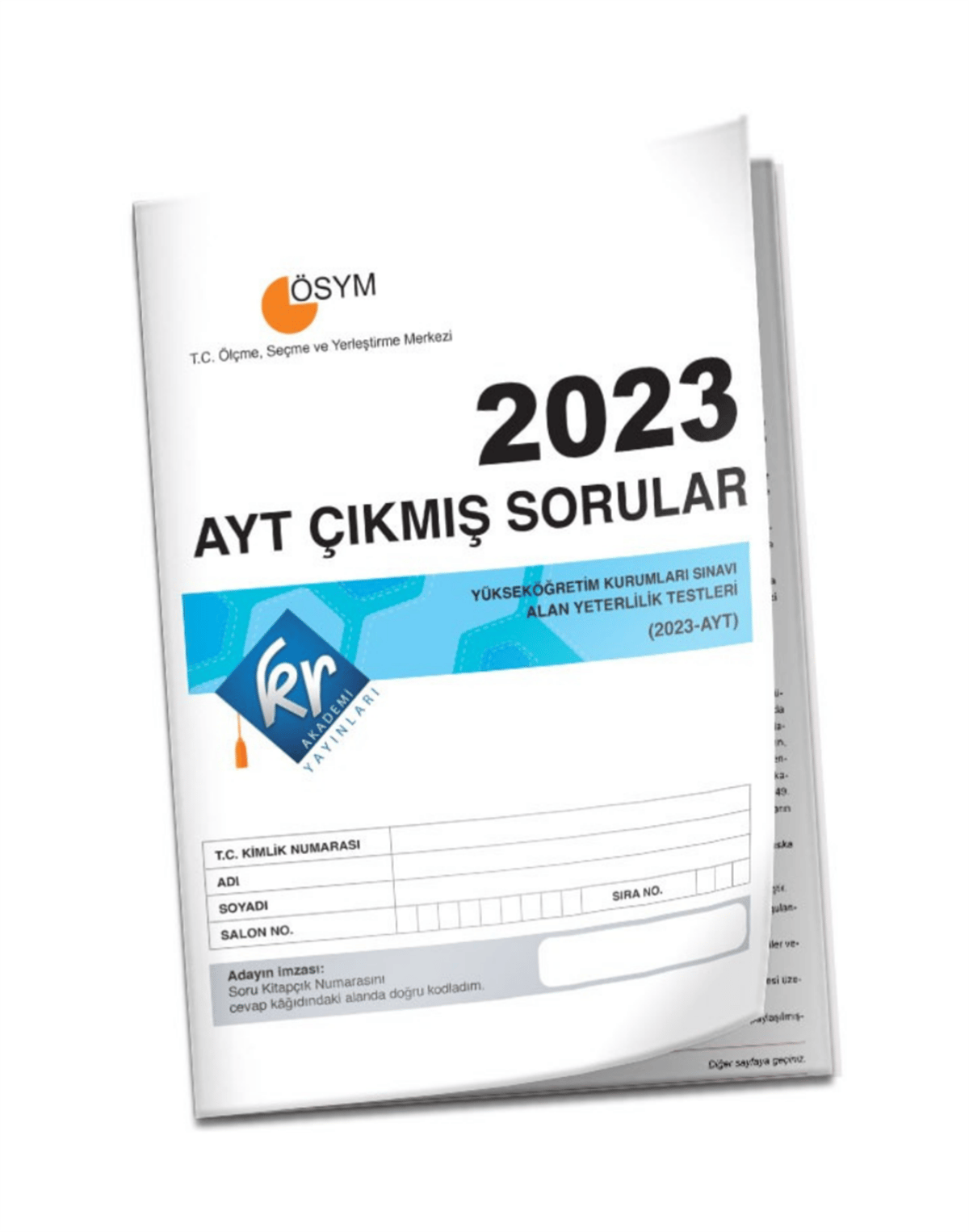 2023 AYT Çıkmış Sorular Tıpkı Basım Kitapçığı