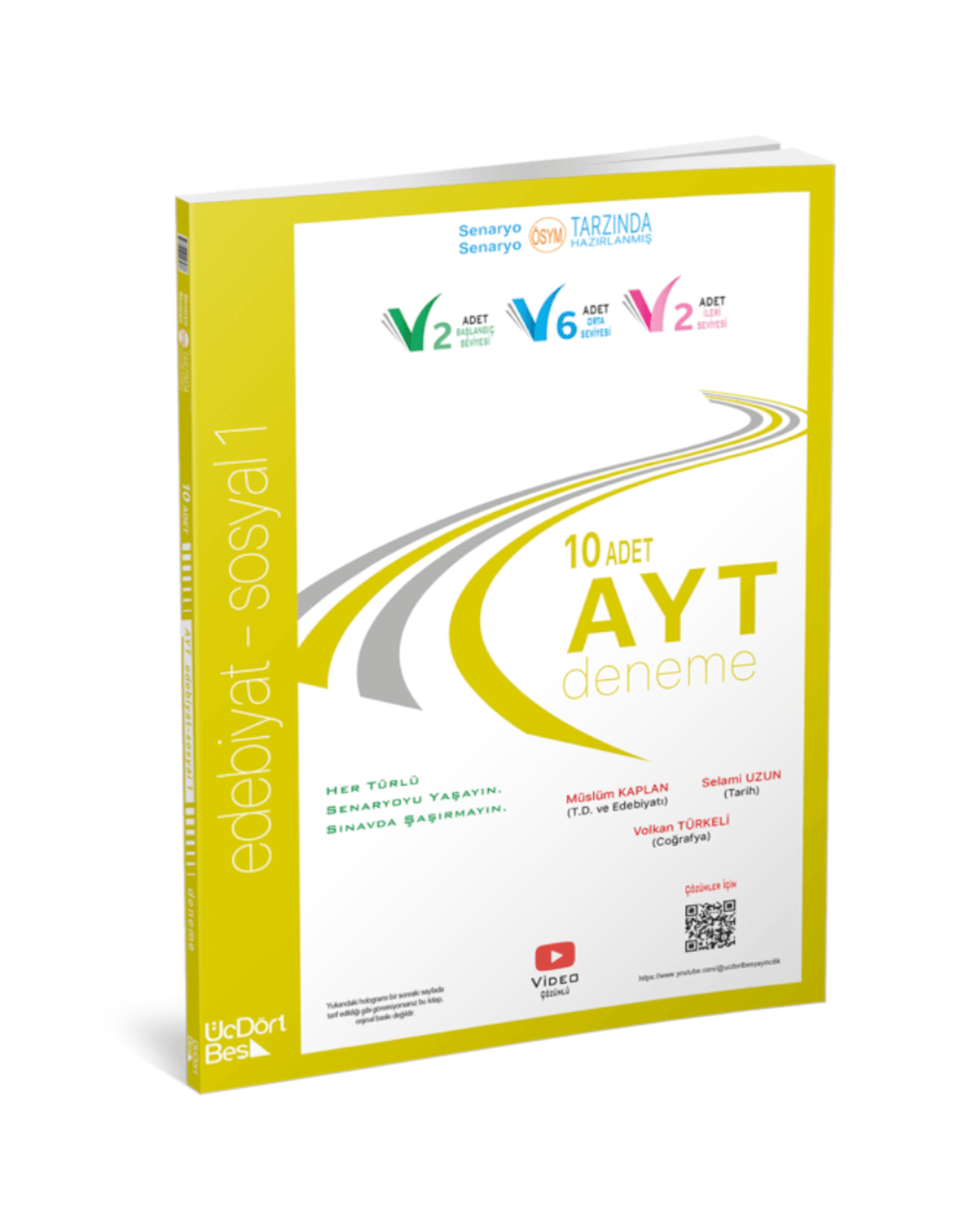 345 Yayınları AYT 10 lu Edebiyat - Sosyal Deneme
