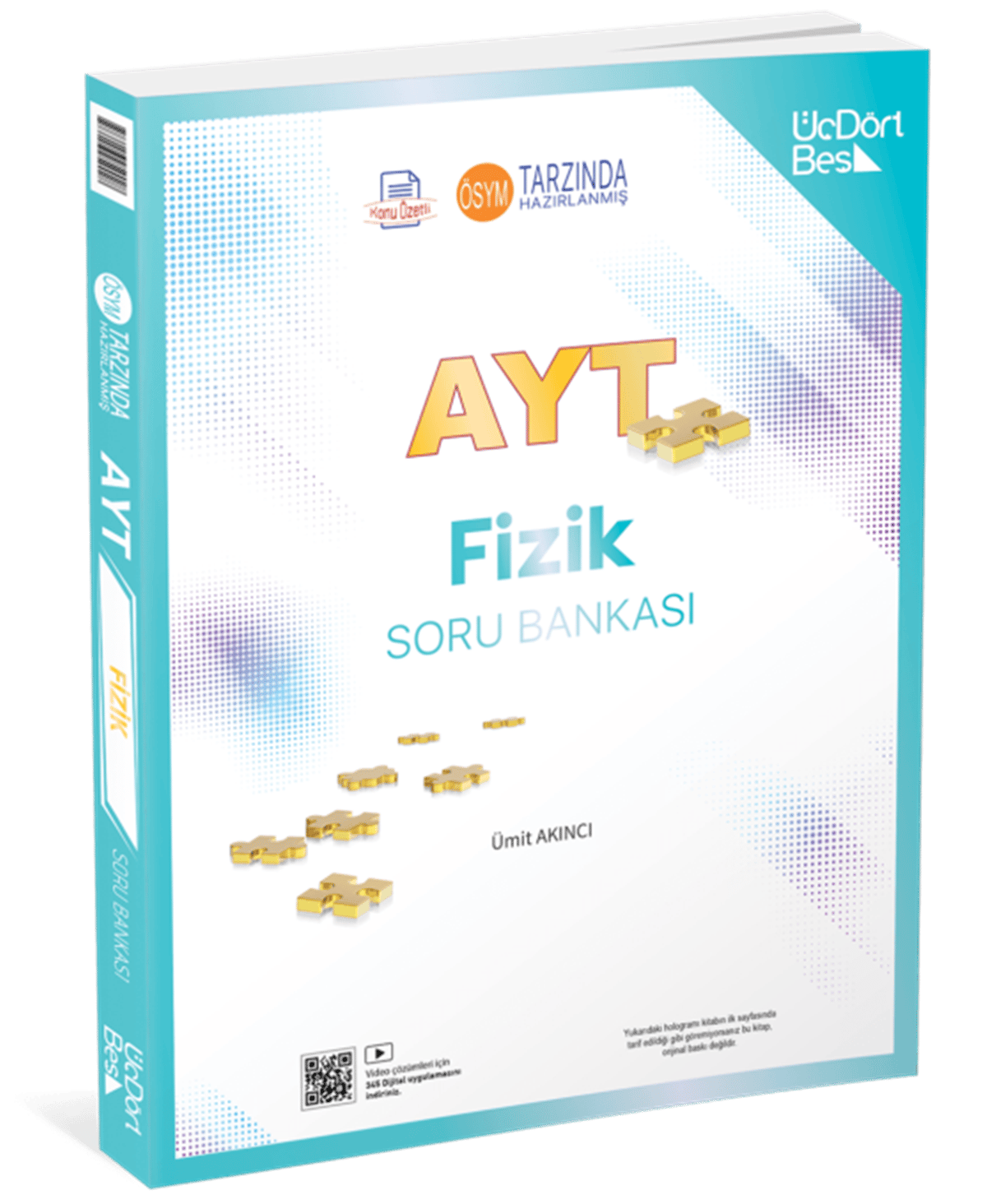 345 Yayınları AYT Fizik Soru Bankası 