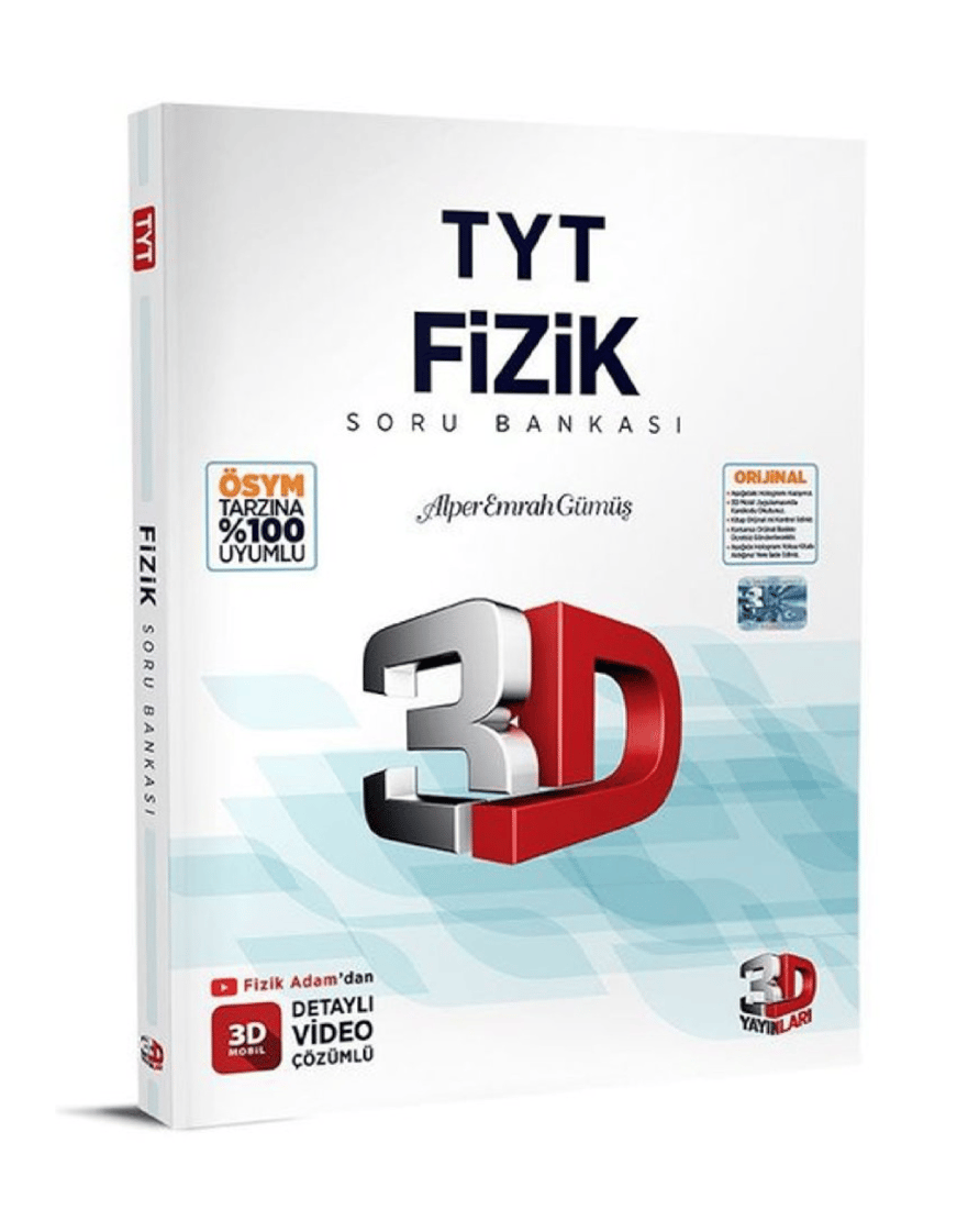 3D Yayınları Tyt Fizik Soru Bankası