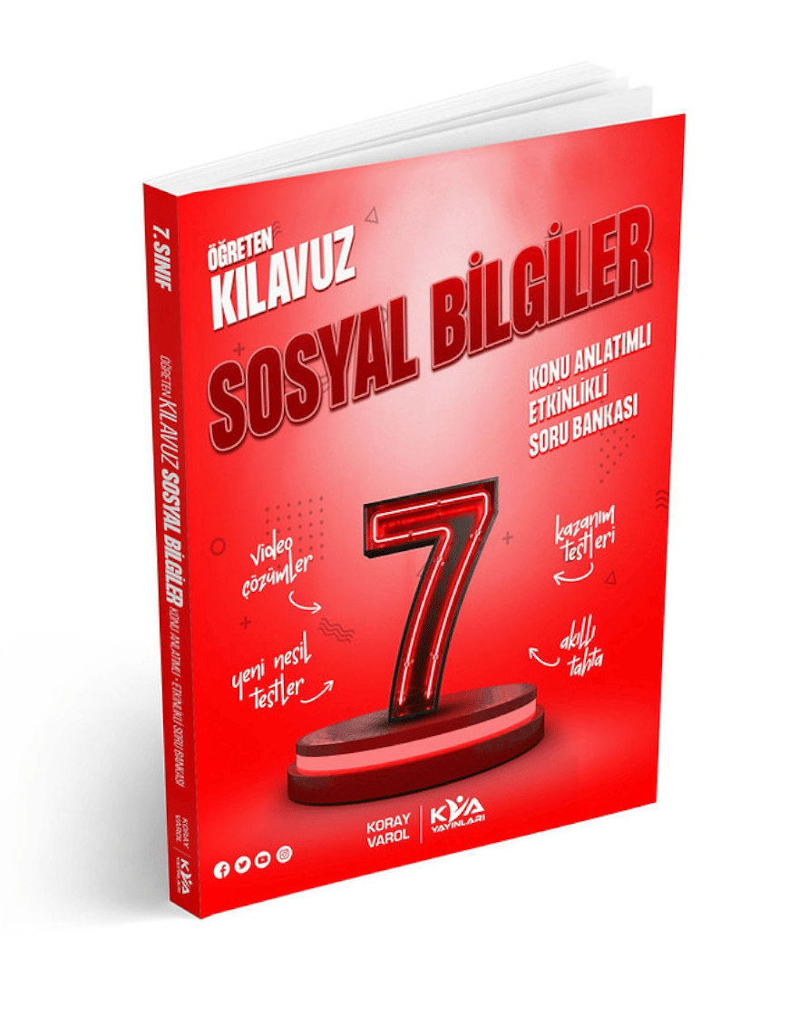 7.Sınıf Sosyal Bilgiler Öğreten Kılavuz Konu Anlatımlı Etkinlikli Soru Bankası