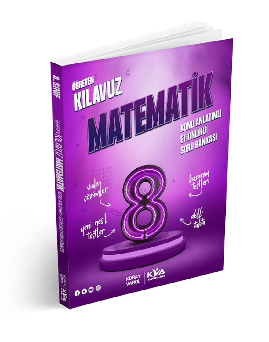 8.Sınıf Matematik Öğreten Kılavuz Konu Anlatımlı Etkinlikli Soru Bankası