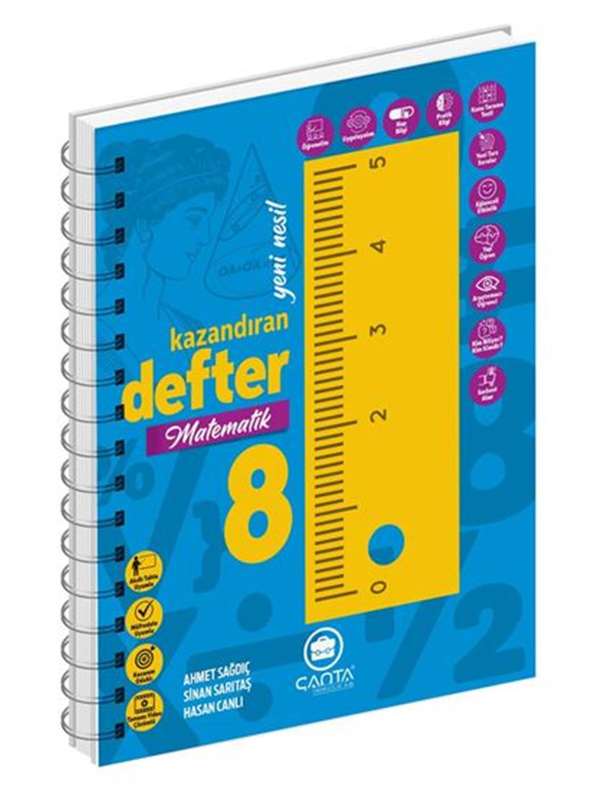 8.Sınıf Matematik Okula Yardımcı Kazandıran Defter  2024