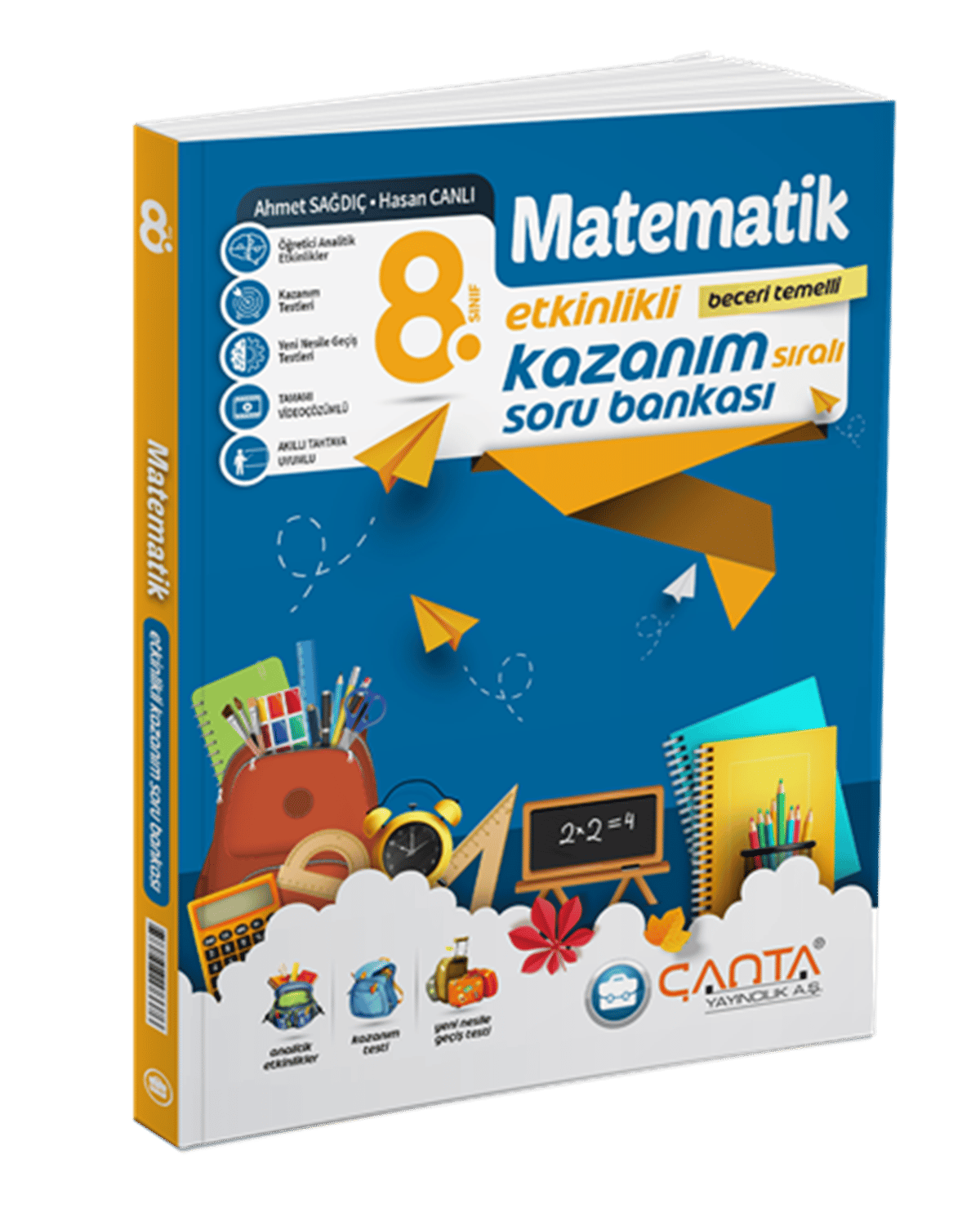 8.Sınıf Kazanım Matematik Soru Bankası 2024