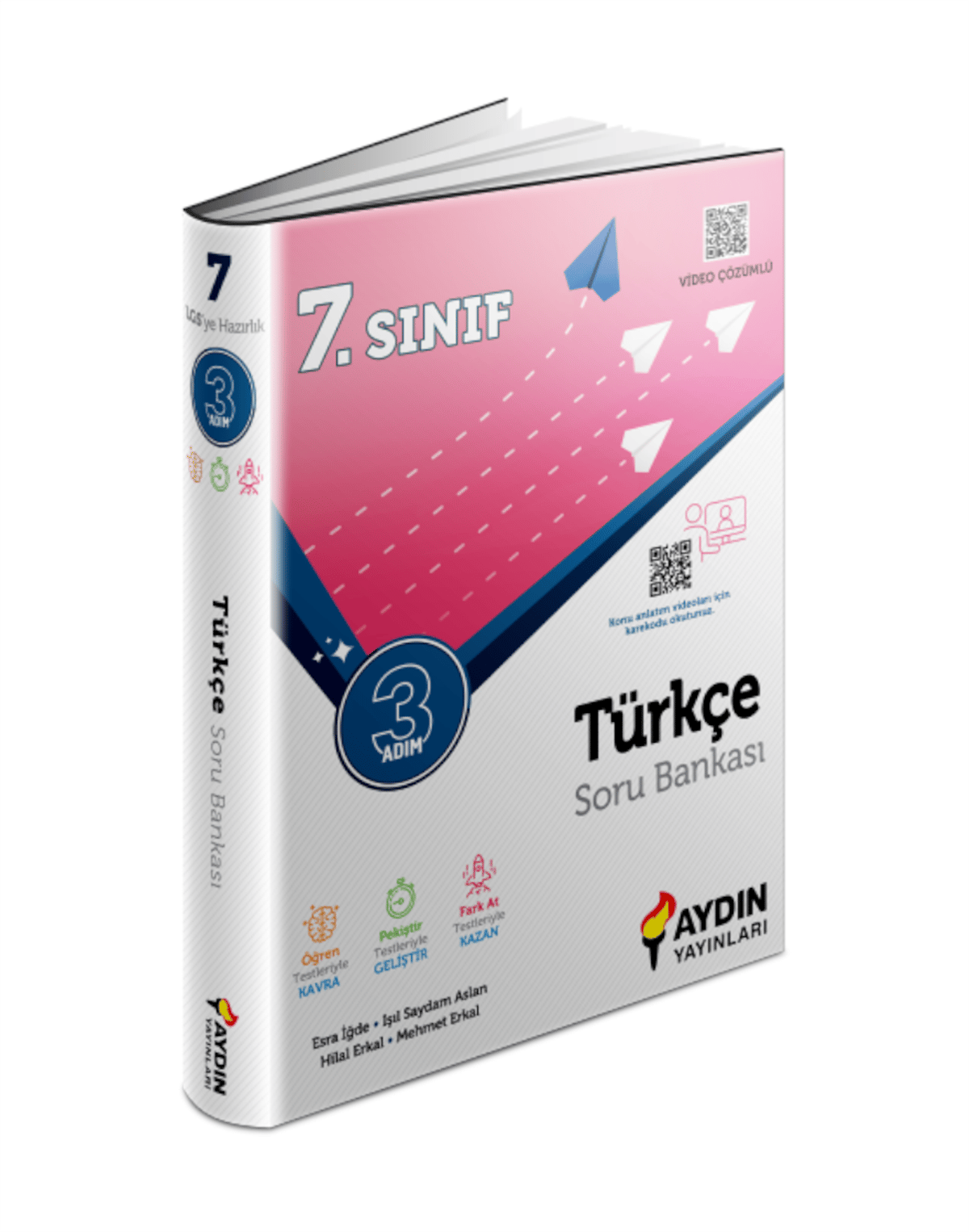 Aydın Yayınları 7. Sınıf Türkçe Üç Adım Soru Bankası