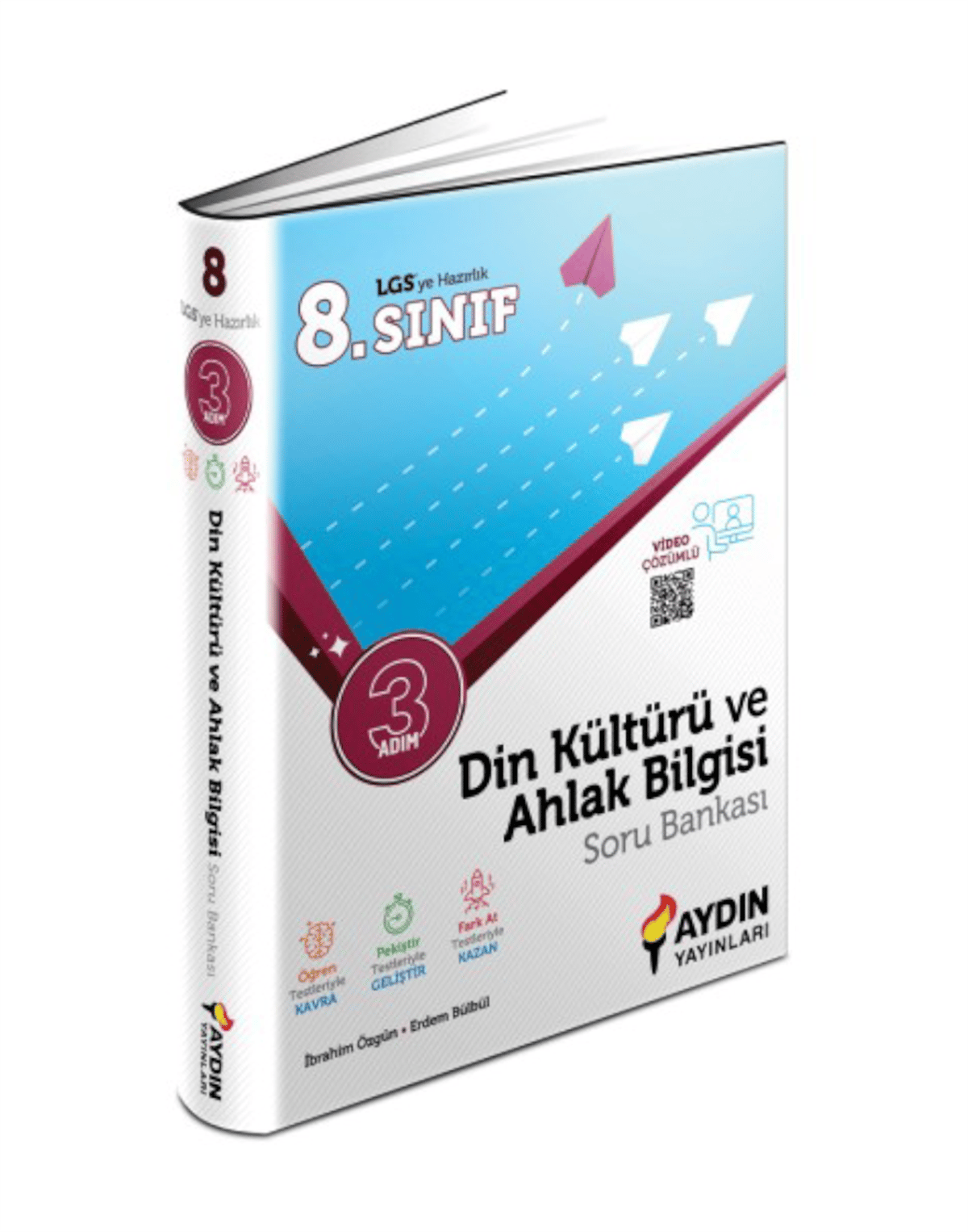Aydın Yayınları 8. Sınıf Din Kültürü ve Ahlak Bilgisi Üç Adım Soru Bankası