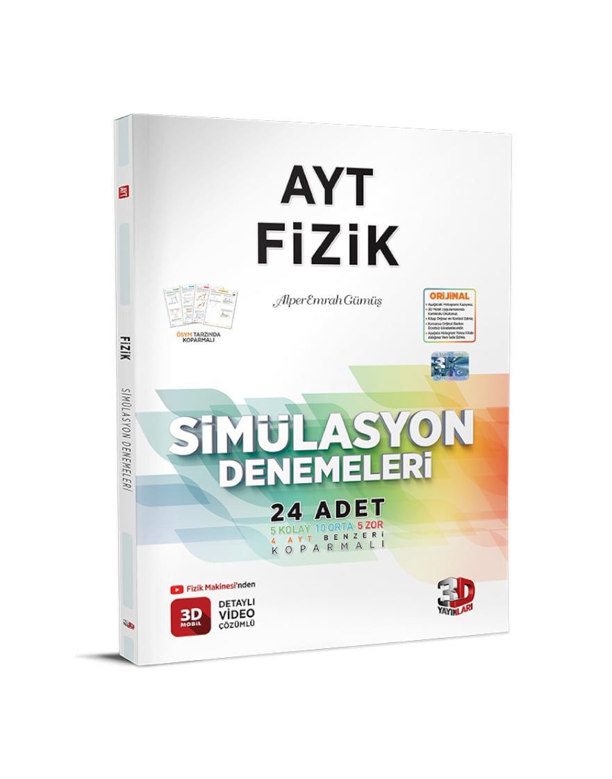AYT 3D Simülasyon Fizik Denemeleri 2024