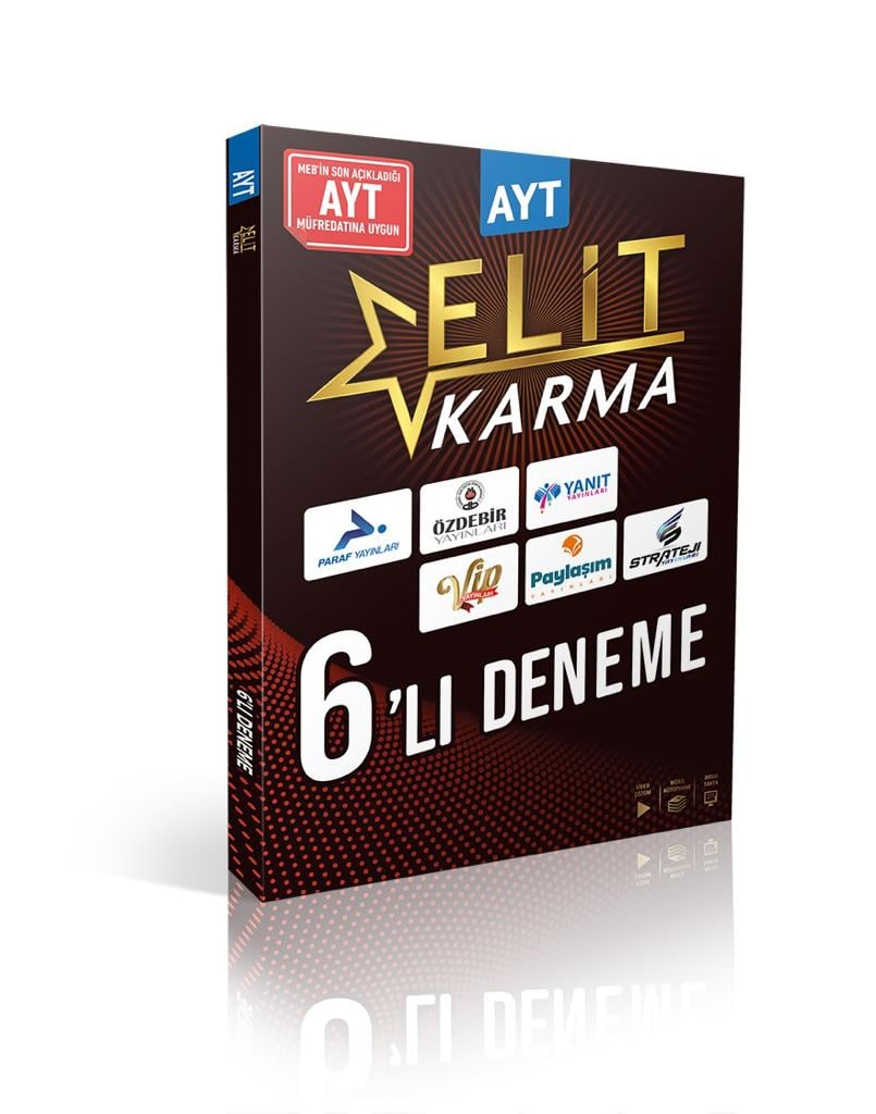 Elit Karma Ayt 6 Lı Fasikül Deneme - 2023 Meb Yeni Müfredat