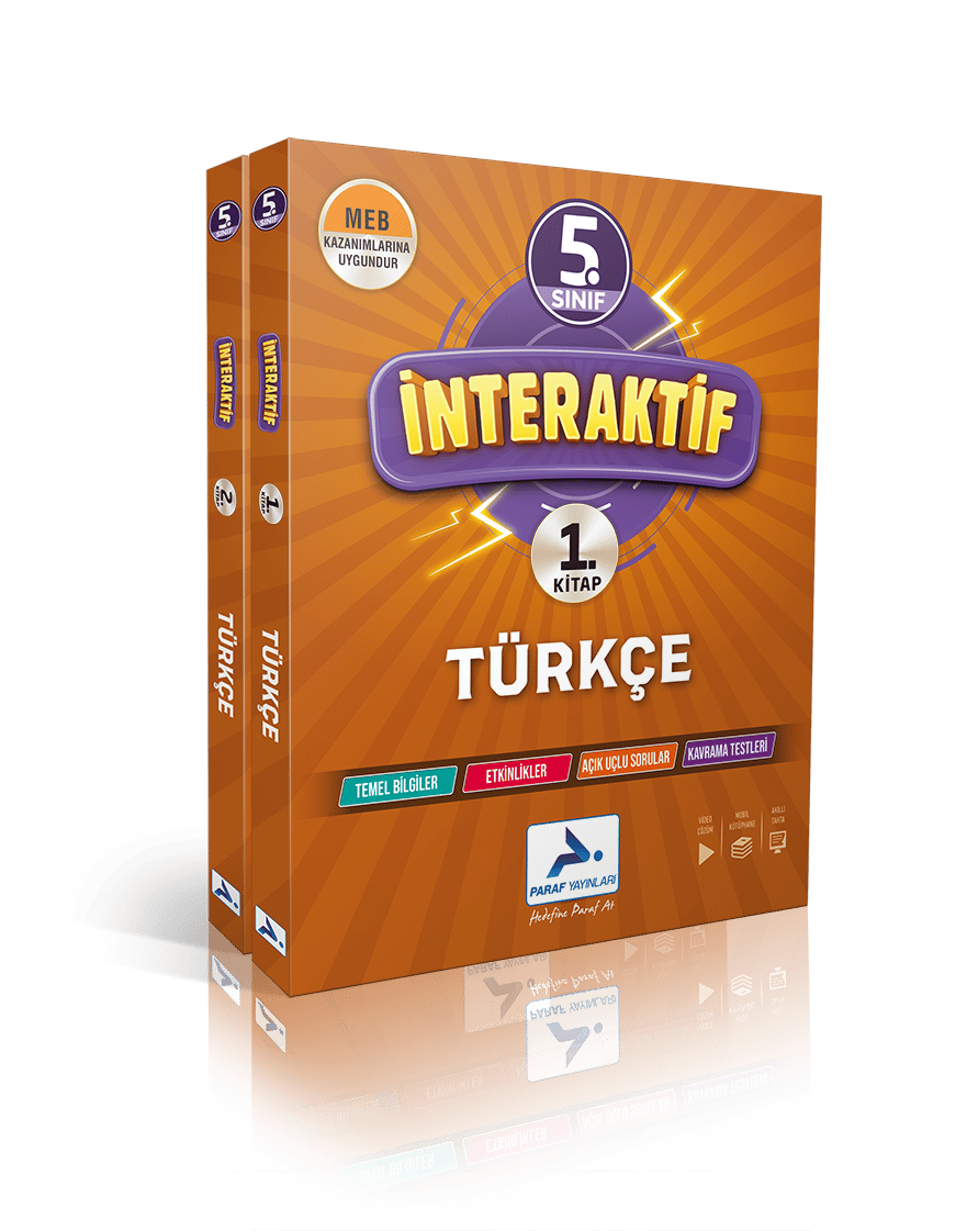 Paraf 5.Sınıf İnteraktif Türkçe Çalışma Kitabı
