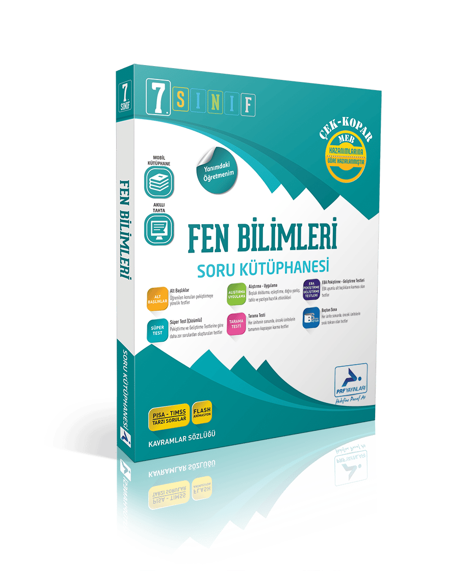 Paraf 7. Sınıf Fen Bilimleri Soru Kütüphanesi