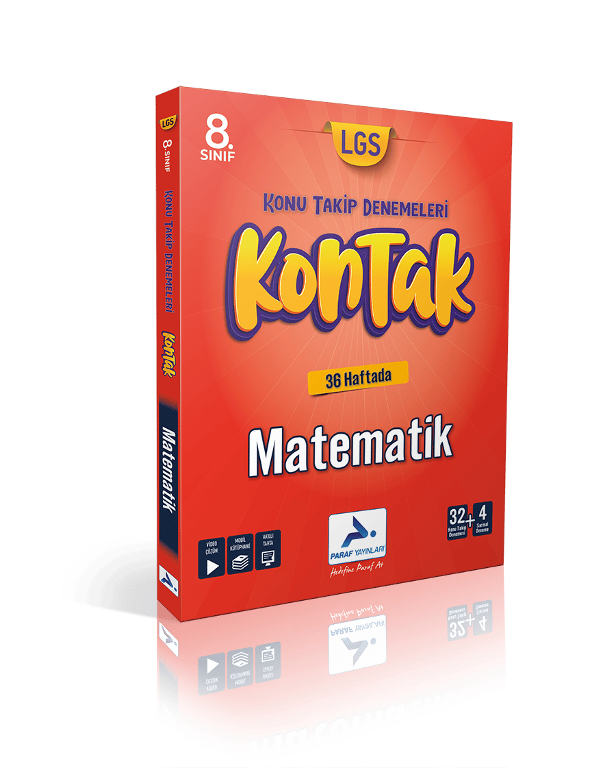 Paraf 8. Sınıf Matematik 36 Lı Kontak Deneme (Konu Takip Denemeleri)