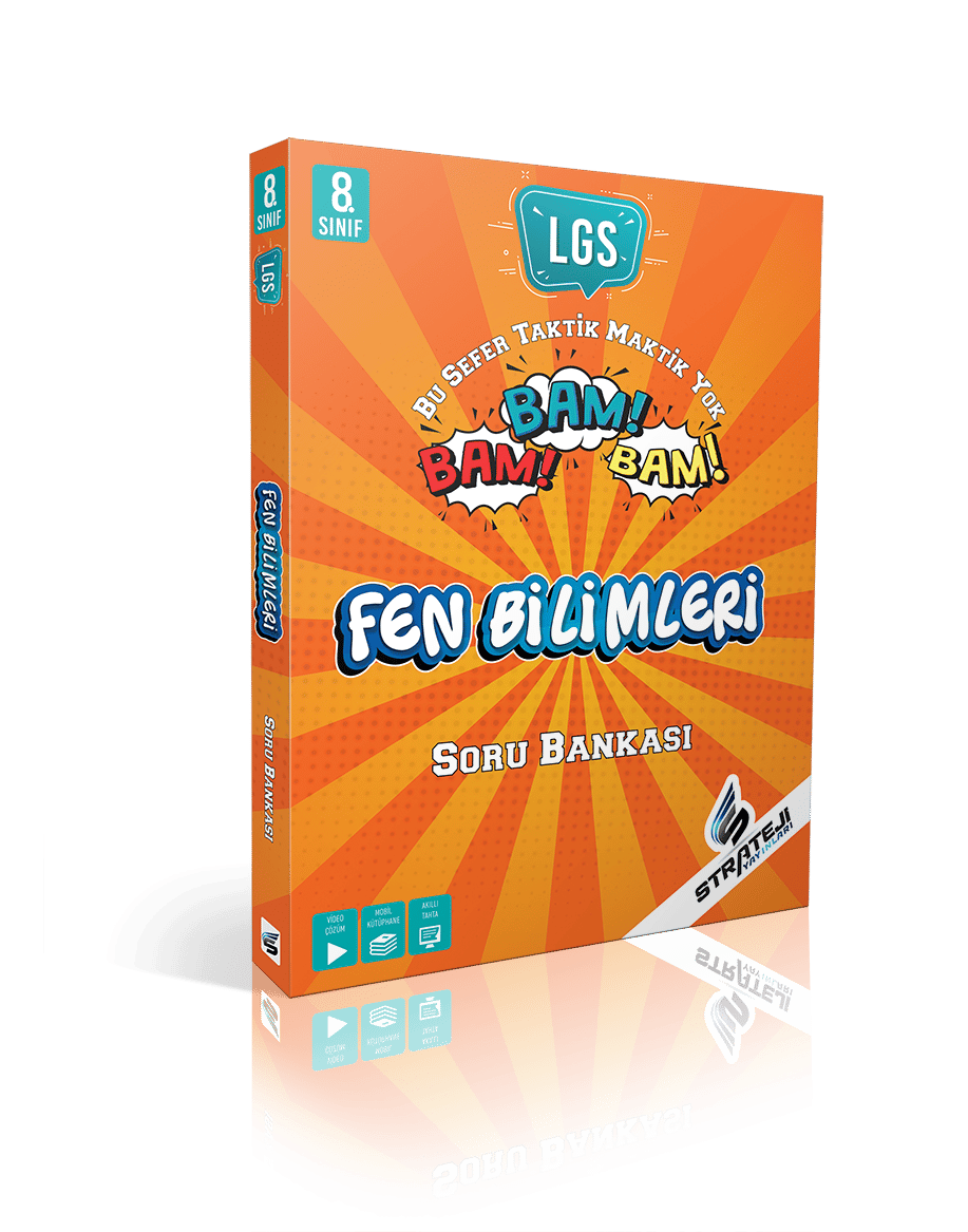 Strateji 8. Sınıf Bam Bam Fen Bilimleri Soru Bank.