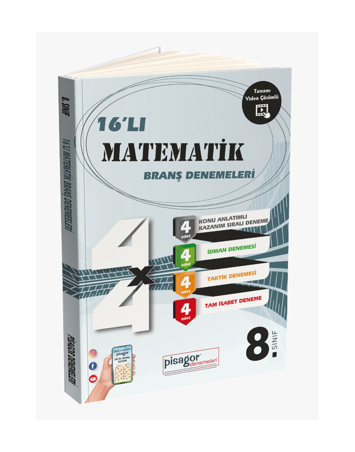 Zeka Küpü   8.Sınıf  Pisagor 16'Lı Matematik Branş Denemeleri