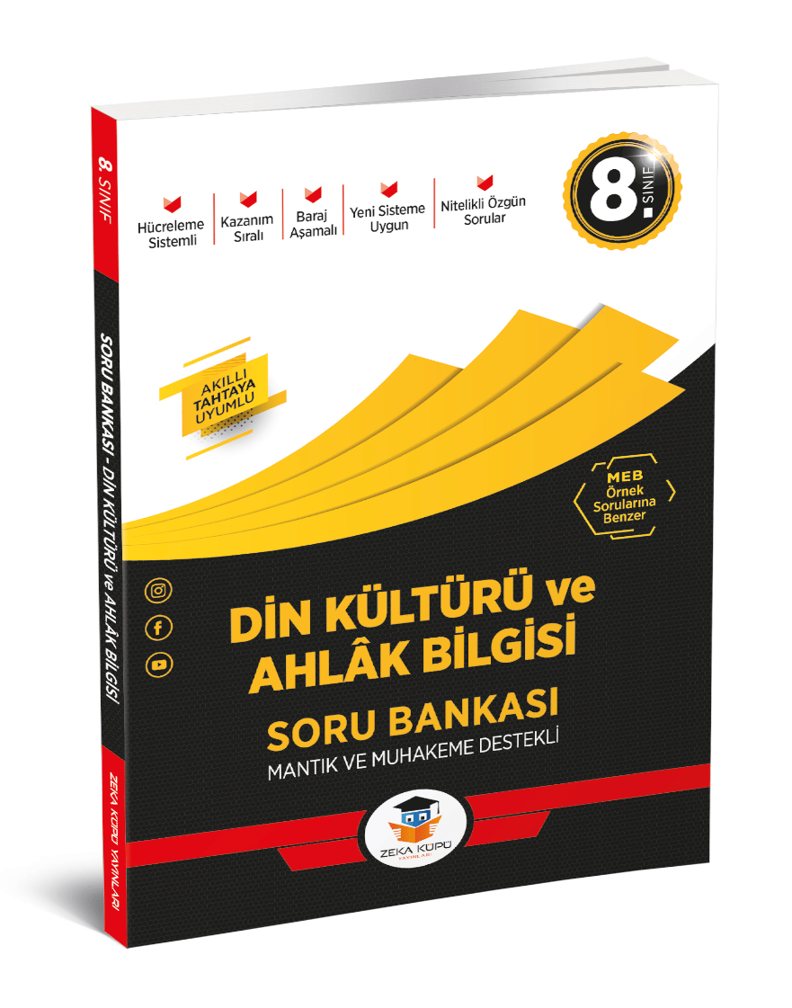 Zeka Küpü   8.Sınıf Din Kültürü Ve Ahlak Soru Bankası