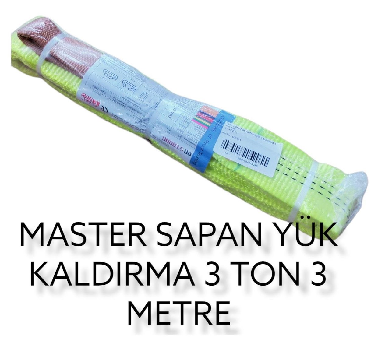 503424   MASTER YÜK KALDIRMA SAPANI 3 TON 3m