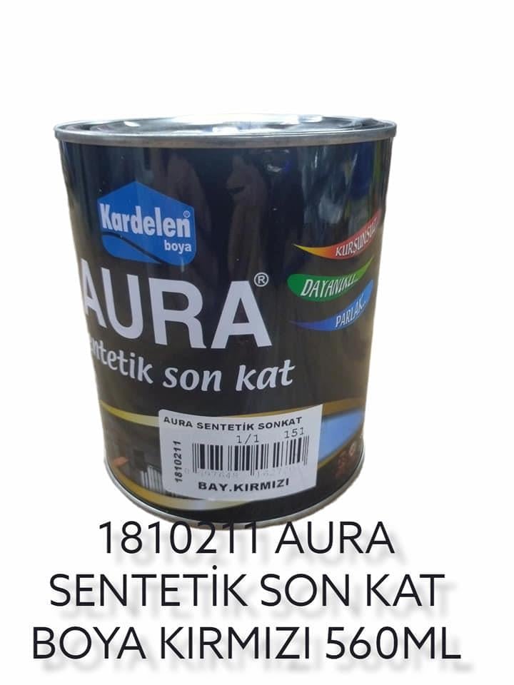6272   KARDELEN AURA SENTETİK SONKAT BOYA 1kg - Kırmızı