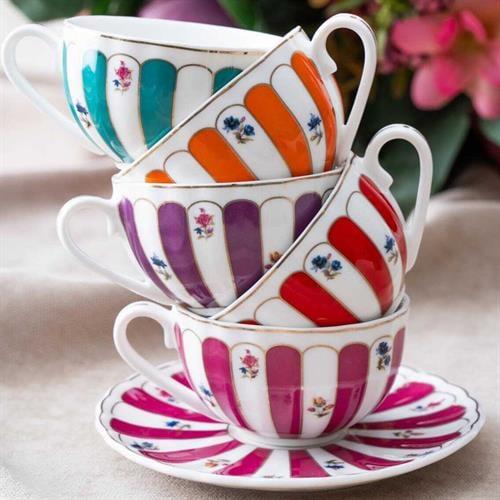 Acar Marlowe 6 Kişilik Kahve Fincanı Takımı - 90 Ml