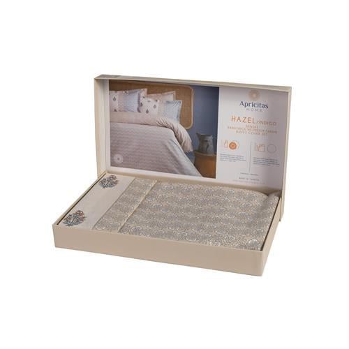Apricitas Çift Kişilik Nevresim Takımı Hazel Indıgo