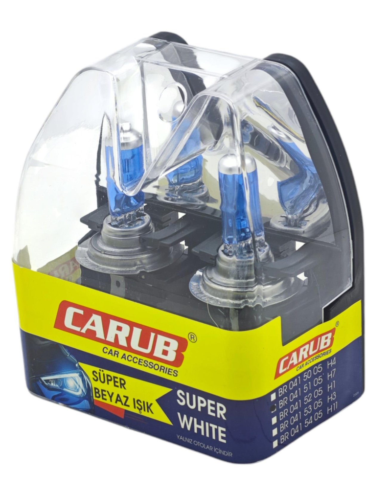BR041 51 05   Carub H7 12V 55-100W Süper beyaz Işık