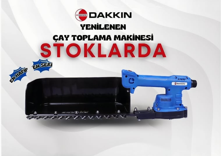 D30   DAKKIN ŞARJLI ÇAY TOPLAMA MAKİNASI