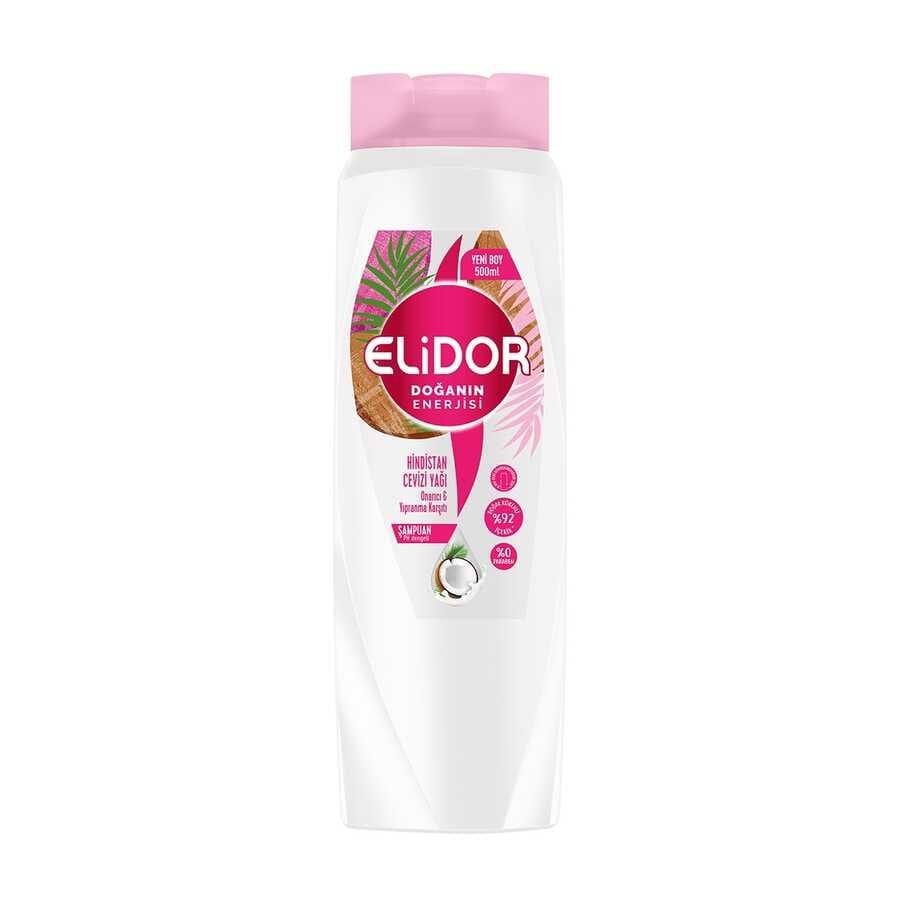 Elidor Doğanın Enerjisi, Hindistan Cevizi Yağlı PH Dengeli Şampuan 350 ML