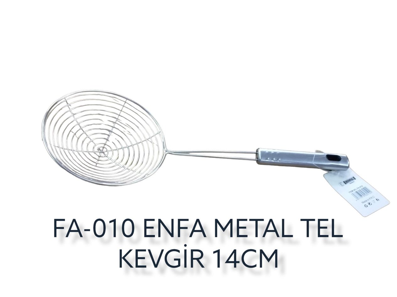 FA-010   ENFA METAL TEL KEVGİR 14cm