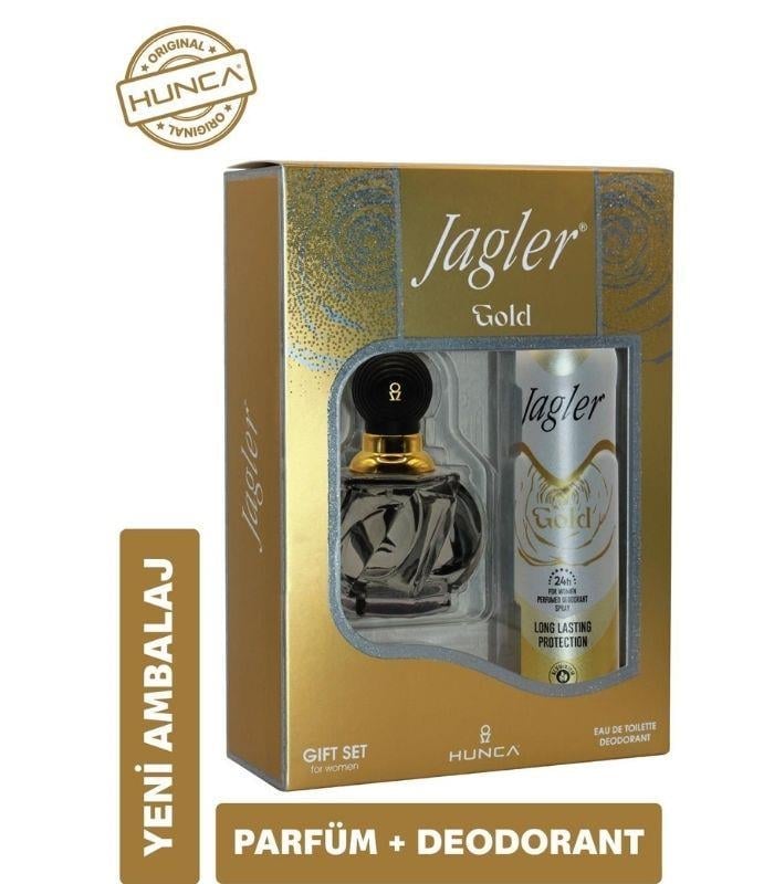 Jagler Gif Set 150 ml. Deodorant & 60 ml. Gold For Woman Edt - Esnek E-Ticaret Platformu