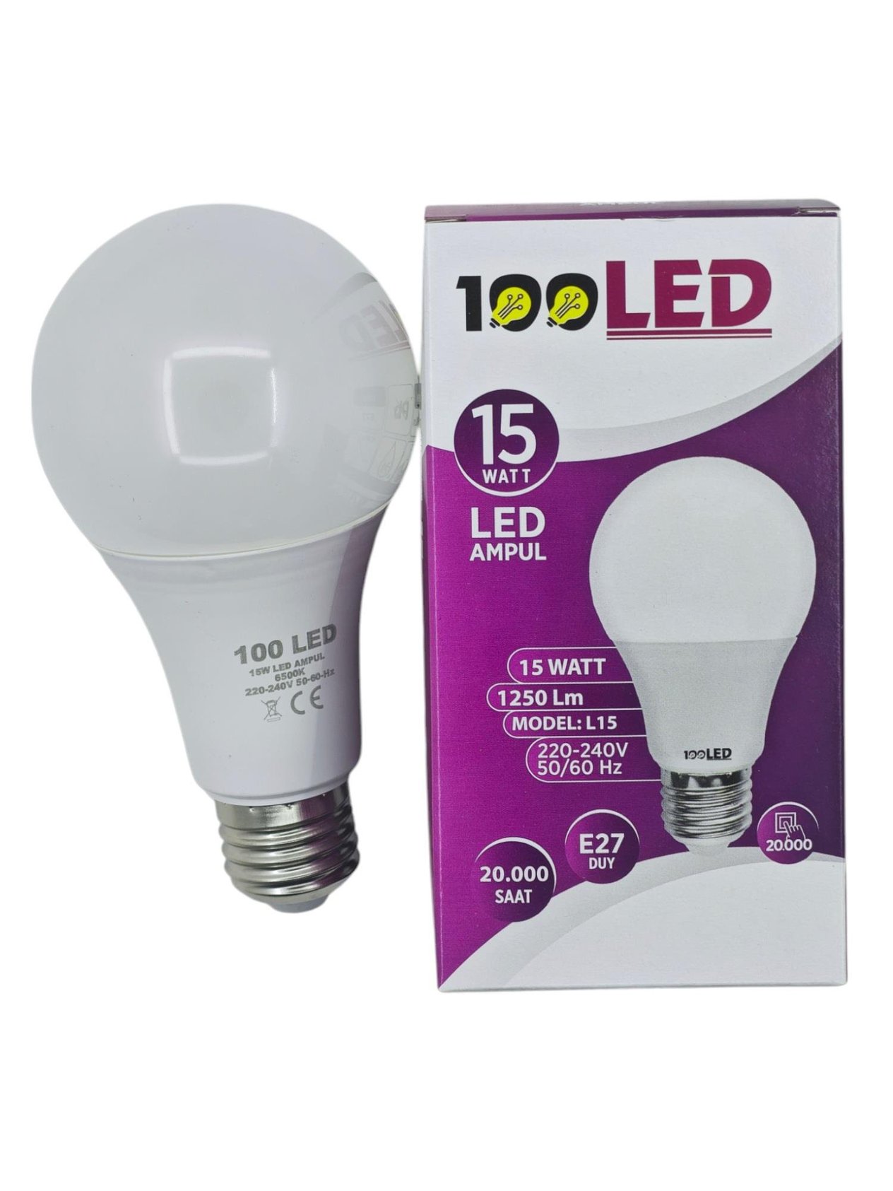 L15   100 Led E27-15W Led Ampul