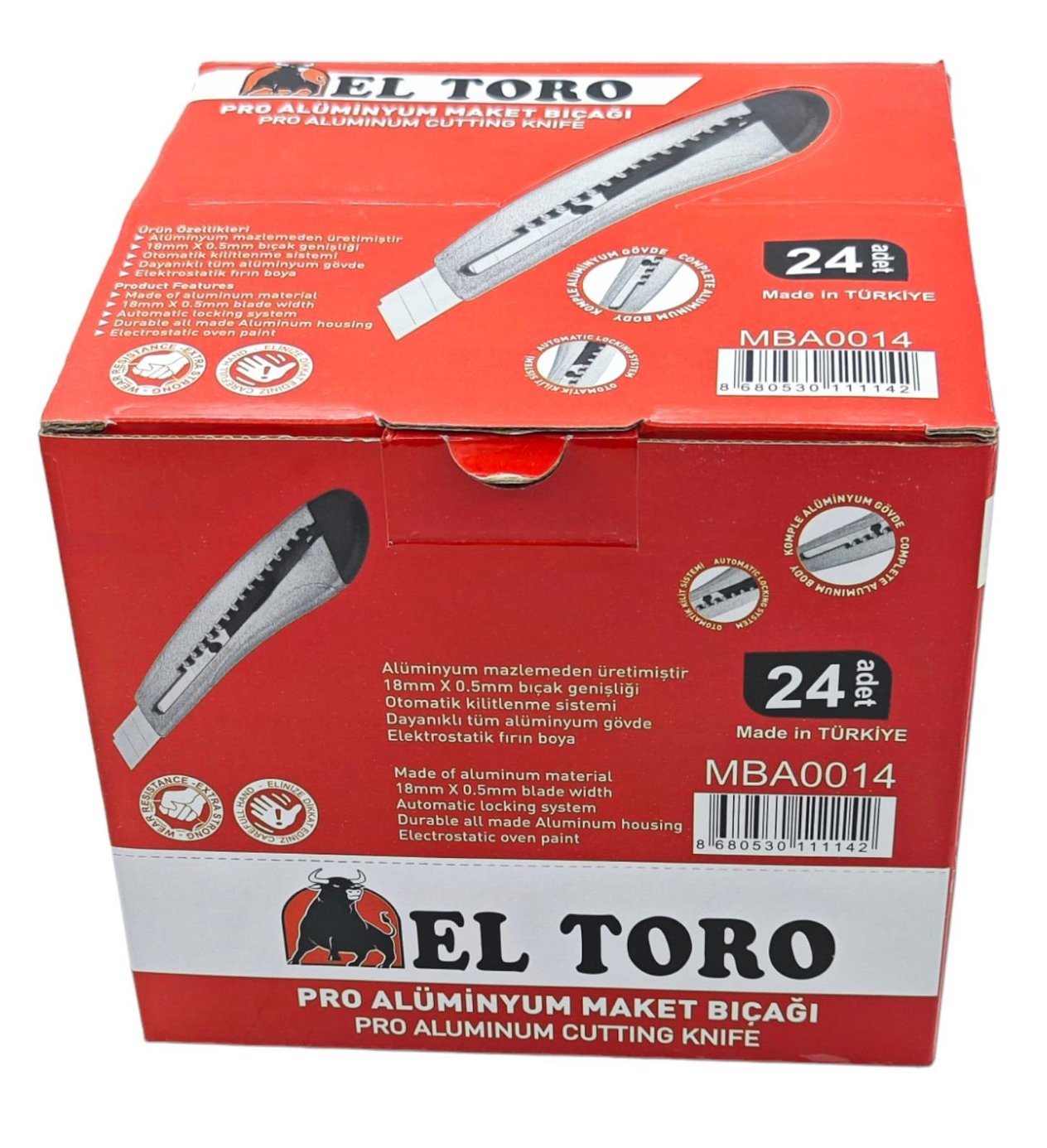 MBA0014   EL TORO PRO ALÜMİNYUM MAKET IÇAĞI