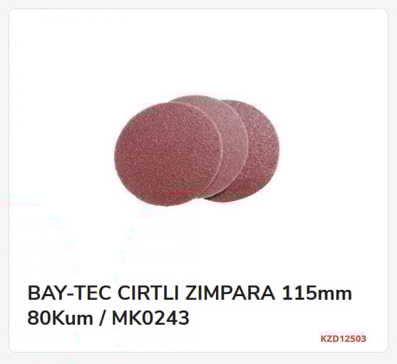 MK0243   BAY-TEC CIRTLI ZIMPARA 115mm 80Kum