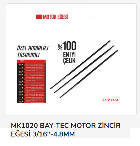 MK1020   BAY-TEC MOTOR EĞESİ 3/16