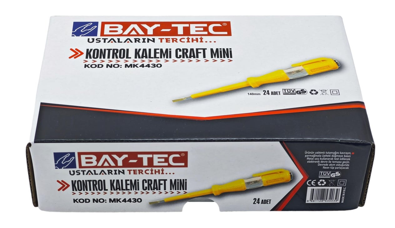 MK4430   BAY-TEC KONTROL KALEMİ - CRAFT MİNİ - Düz
