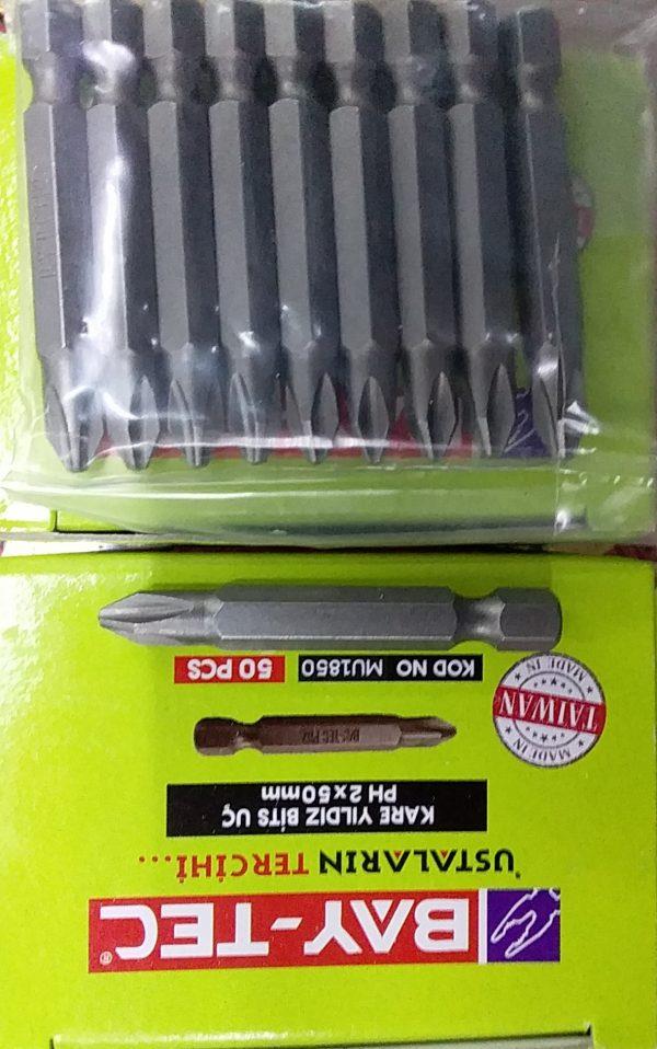 MU1930   BAY-TEC KARE POZİ BİTS UÇ PZ 2*75mm