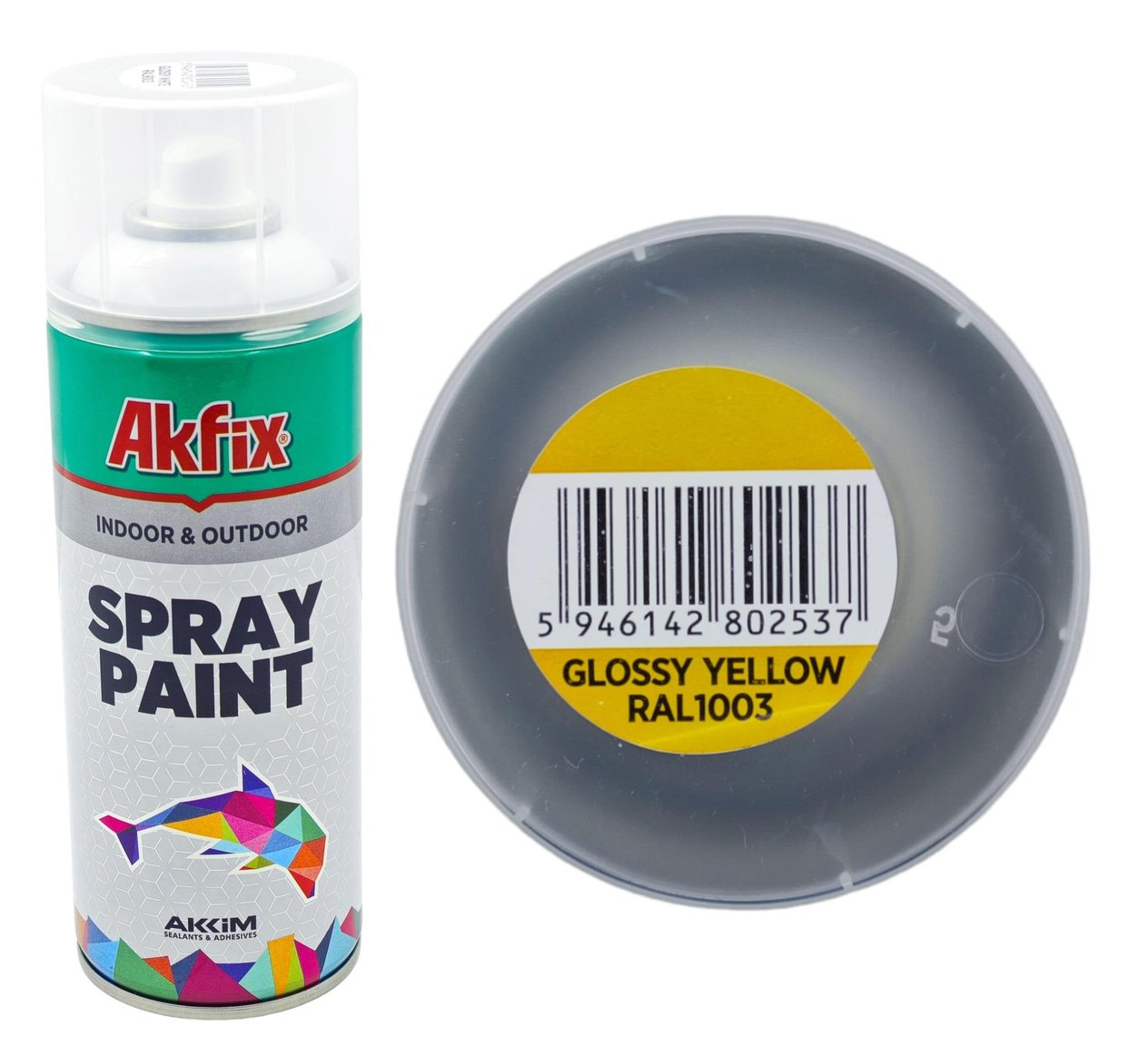 RAL1003   AKFİX SPREY BOYA 400ml - Parlak Sarı