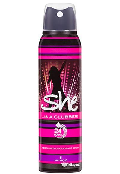 She 150 ml. Is A Clubber Deodorant 24h - Esnek E-Ticaret Platformu
