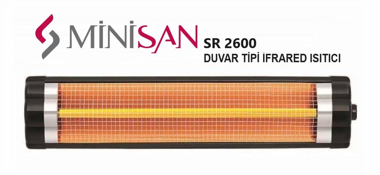 SR 2600   MİNİSAN INFRARED ISITICI 2600W