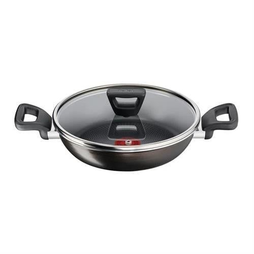 Tefal Titanyum 2X XL Difüzyon Tabanlı Kapaklı Sahan - 24 Cm