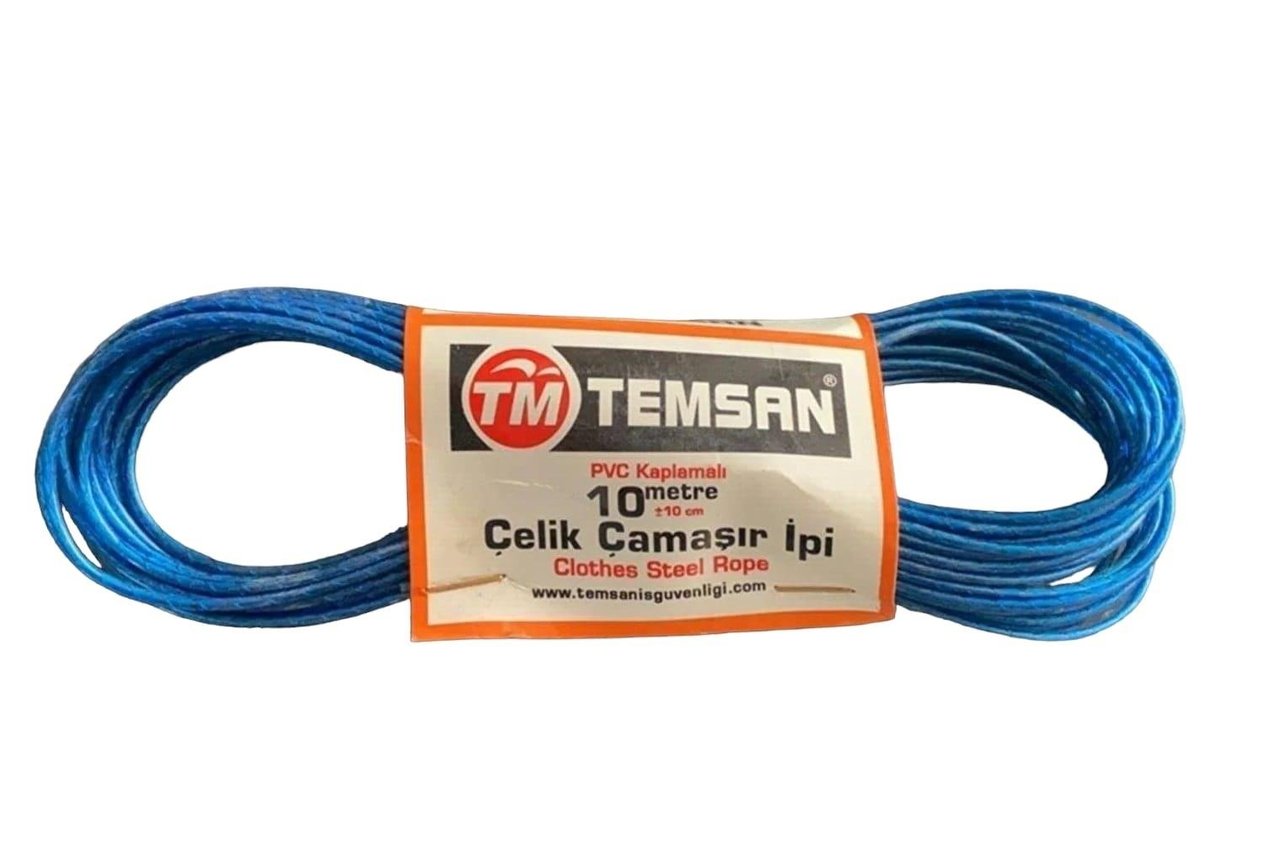 Tm-010   Temsan Çelik Çamaşır İpi 10M