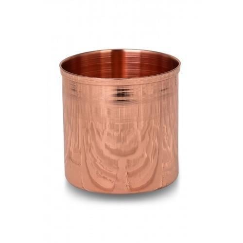 Turna Copper Spring Flower Pot 1 No 8 Cm Flat Red Turna2564-1