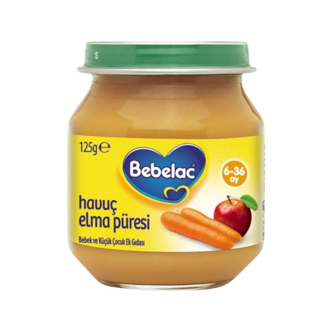 Bebelac Havuç Elma Püreli Kavanoz Maması 125 gr