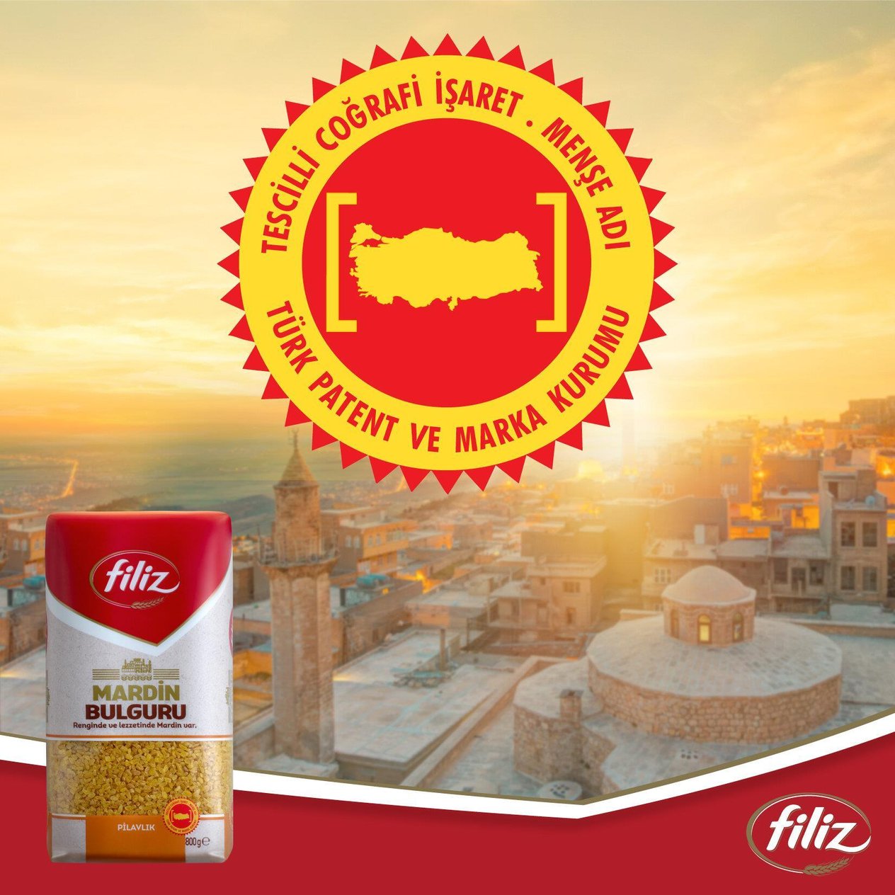 Filiz Mardin Pilavlık Bulgur 800 Gr