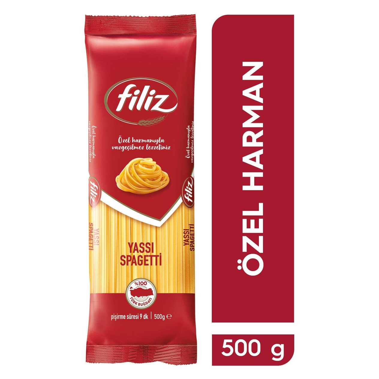 Filiz Yassı Spagetti 500 Gr 