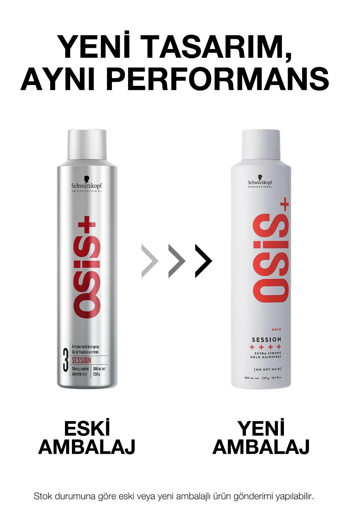 Osis Session Ekstra Güçlü Tutucu Sprey 500ml | Neme, Isıya Ve Rüzgara Karşı Kalıcı Koruma