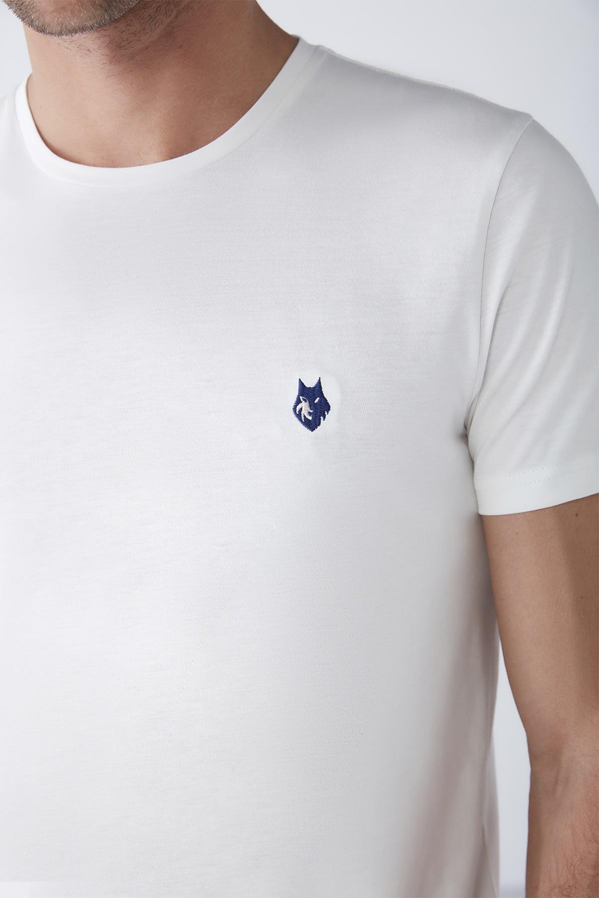 First Touch Erkek Beyaz T-Shirt 204 